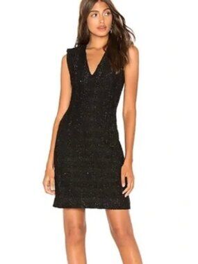 Alice + Olivia Adelaide Dress in Black, Size 10
